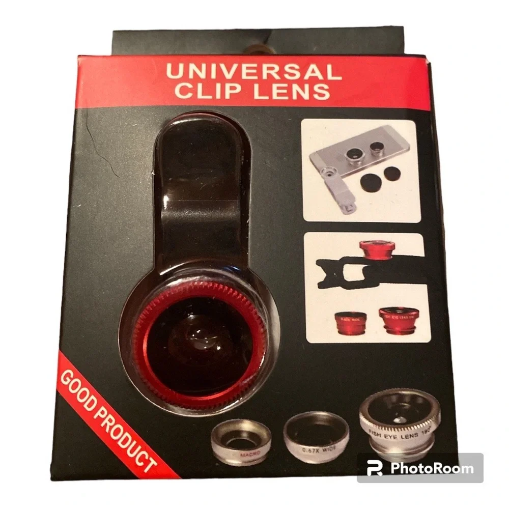 NWT Universal Clip On Cell Phone Tablet Laptop Camera Lens